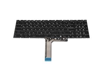 Keyboard DE (german) black original suitable for MSI GF75 Thin 10SCK/10SC (MS-17F6)