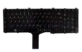 Keyboard DE (german) black original suitable for Toshiba Satellite L650D-12L