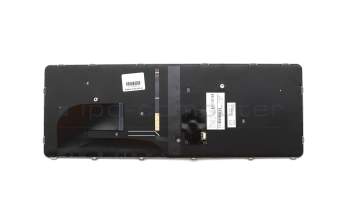 Keyboard DE (german) black/silver matt with backlight and mouse-stick original suitable for HP EliteBook 840 G4