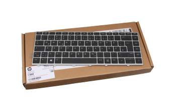 Keyboard DE (german) black/silver original suitable for HP ProBook 640 G4