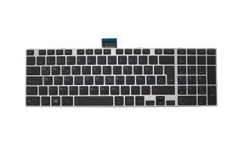 Keyboard DE (german) black/silver original suitable for Toshiba Satellite M50D-A-100