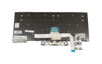 Keyboard DE (german) black/silver with mouse-stick original suitable for Lenovo ThinkPad T480s (20L7/20L8)