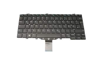 Keyboard DE (german) black suitable for Dell Latitude 12 (5288)