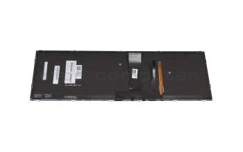 Keyboard DE (german) black with backlight (N85) original suitable for Mifcom EG5 i7 - GTX 1050 SSD (15.6\") (N850HJ1)