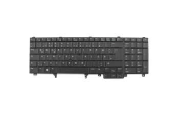 Keyboard DE (german) black with backlight and mouse-stick original suitable for Dell Latitude 15 (E6530)