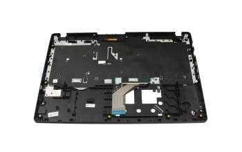 Keyboard DE (german) black with backlight original suitable for Acer TravelMate P2 (TMP215-53)