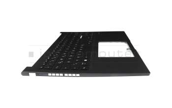 Keyboard DE (german) black with backlight original suitable for Asus VivoBook 16 X1605VA