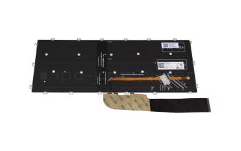 Keyboard DE (german) black with backlight original suitable for Dell Latitude 14 (3490)