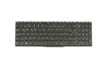 Keyboard DE (german) black with backlight original suitable for Dell Latitude 15 (3500)