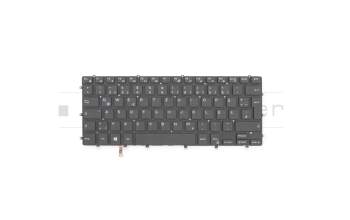 Keyboard DE (german) black with backlight original suitable for Dell XPS 15 (9570)