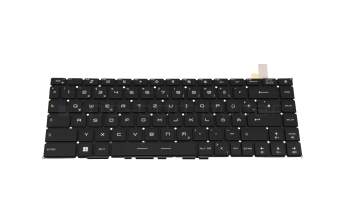 Keyboard DE (german) black with backlight original suitable for MSI GE66 Raider 12UH/12UHS (MS-1544)