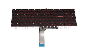 Keyboard DE (german) black with backlight original suitable for MSI GL73 9SE/9SEK/9SD/9SDK (MS-17C7)