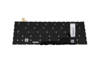 Keyboard DE (german) black with backlight original suitable for MSI GP66 Vector 12UH/12UHS (MS-1544)