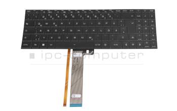 Keyboard DE (german) black with backlight original suitable for Medion Erazer Beast X30 (GM7AG7P)