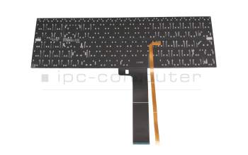 Keyboard DE (german) black with backlight original suitable for Mifcom Slim i7-10875H RTX 2080 MQ (GM7MQ8P)