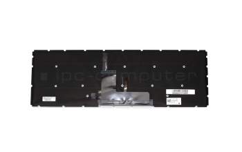 Keyboard DE (german) black with backlight original suitable for Toshiba Satellite S50-B
