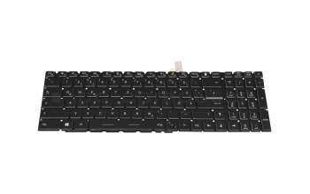 Keyboard DE (german) black with backlight original suitable for Toshiba Satellite S50W-C