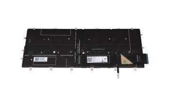 Keyboard DE (german) black with backlight suitable for Dell XPS 13 (7390)