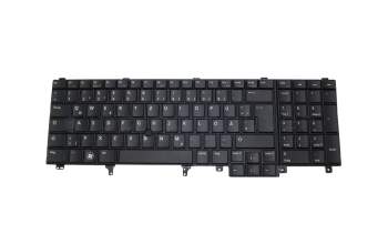 Keyboard DE (german) black with mouse-stick original suitable for Dell Latitude 15 (E6530)