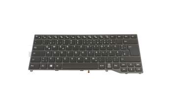 Keyboard DE (german) black with mouse-stick original suitable for Fujitsu LifeBook U747