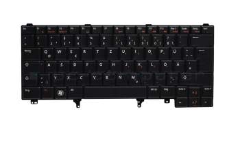 Keyboard DE (german) black with mouse-stick suitable for Dell Latitude 14 (E6430) ATG