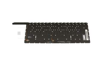 Keyboard DE (german) blue with backlight original suitable for Asus ZenBook Pro Duo 15 UX581LV