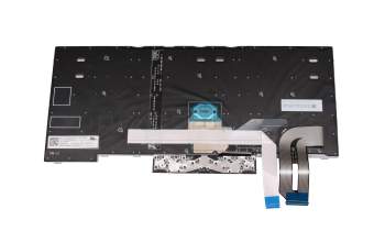 Keyboard DE (german) dark grey/dark gray with backlight and mouse-stick original suitable for Lenovo ThinkPad T14 Gen 2 (20XK/20XL)