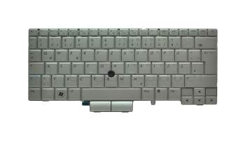 Keyboard DE (german) silver with mouse-stick original suitable for HP EliteBook 2760p