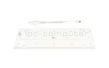 Keyboard DE (german) white original suitable for Dell Latitude 13 2in1 (3310)