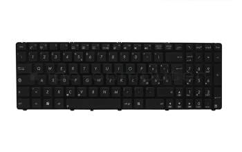 Keyboard IT (italian) black/black glare original suitable for Asus A53SD