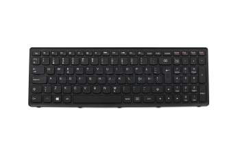 Keyboard NO (norwegian) black/black matte original suitable for Lenovo G505s (80AM)