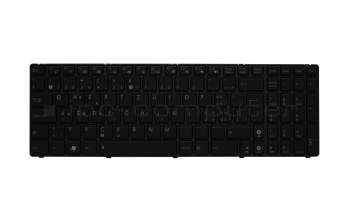 Keyboard SF (swiss-french) grey/dark gray with backlight original suitable for Asus ROG G53JW-IX223V