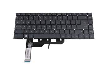 Keyboard SP (spanish) grey/grey with backlight original suitable for MSI Modern 15 A11M/A11ML/A11MU (MS-1552)