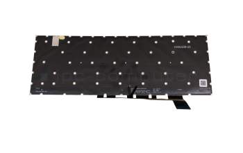 Keyboard SP (spanish) grey/grey with backlight original suitable for MSI Modern 15 A4M/A4MW (MS-155K)