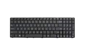 Keyboard US (english) black/black glare original suitable for Asus K52F