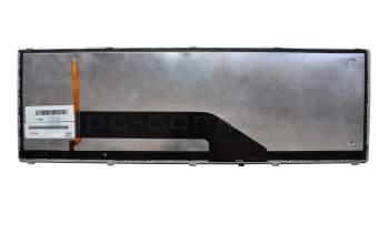 Keyboard US (english) black/black with backlight original suitable for Asus K70IJ