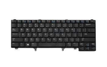 Keyboard US (english) black with backlight and mouse-stick original suitable for Dell Latitude 14 (E6440)