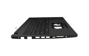 Keyboard incl. topcase CH (swiss) black/black with backlight original suitable for Acer TravelMate P2 (P215-52)