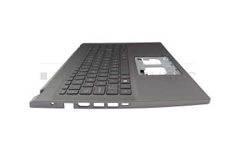 Keyboard incl. topcase CH (swiss) grey/grey with backlight original suitable for Acer Aspire 5 (A515-57G)