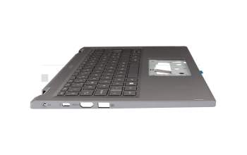 Keyboard incl. topcase CH (swiss) grey/grey with backlight original suitable for Acer Aspire 5 Spin (A5SP14-51MTN)