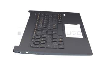 Keyboard incl. topcase DE (german) anthracite/anthracite with backlight original suitable for Acer Swift 5 (SF514-52T)