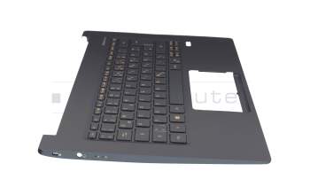 Keyboard incl. topcase DE (german) anthracite/anthracite with backlight original suitable for Acer Swift 5 (SF514-53T)