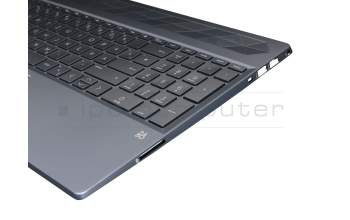 Keyboard incl. topcase DE (german) anthracite/anthracite with backlight original suitable for HP Pavilion 15-cs2600