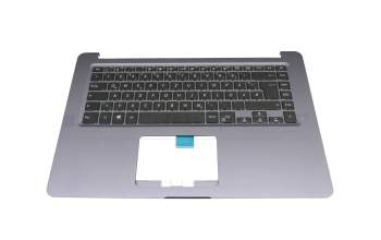 Keyboard incl. topcase DE (german) black/anthracite original suitable for Asus VivoBook R520UN