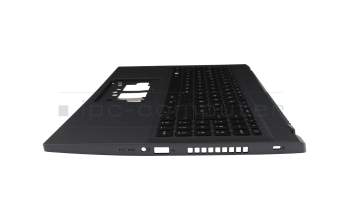 Keyboard incl. topcase DE (german) black/anthracite with backlight original suitable for Acer Aspire 7 (A715-76G)