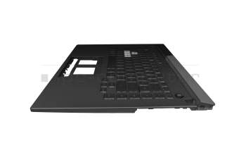 Keyboard incl. topcase DE (german) black/anthracite with backlight original suitable for Asus ROG Strix G15 G513QM