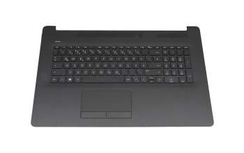Keyboard incl. topcase DE (german) black/black (TP/without DVD) original suitable for HP 17-by2000