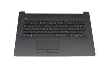 Keyboard incl. topcase DE (german) black/black (TP/without DVD) suitable for HP 17-ca1000