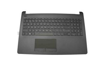 Keyboard incl. topcase DE (german) black/black (diamond) original suitable for HP 15-bs500