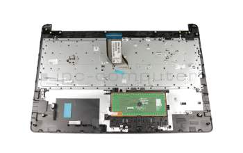 Keyboard incl. topcase DE (german) black/black (wave) original suitable for HP 15-bs500